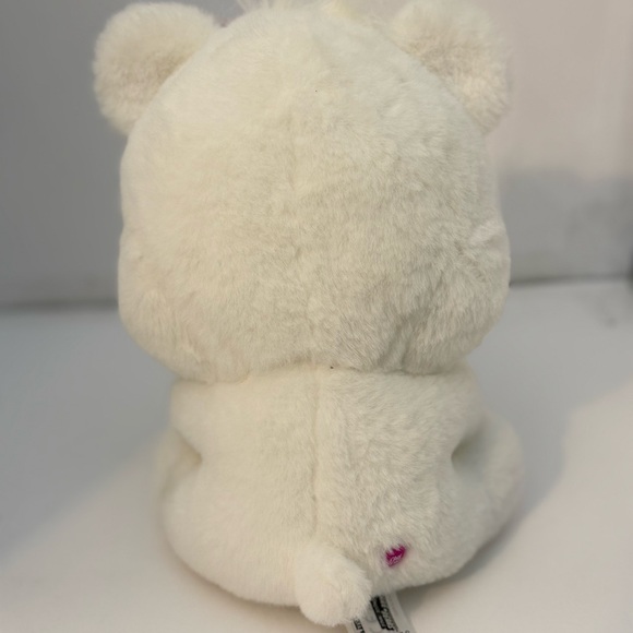 Hello Kitty x Care Bears White Plush 10” 2023 Basic Fun Cute Bow Rainbow Heart - Picture 3 of 8